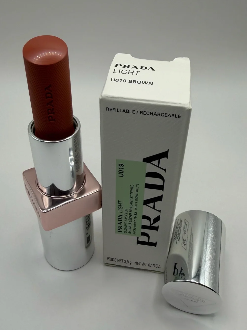 Prada Lipstick — Warm Coral Nude